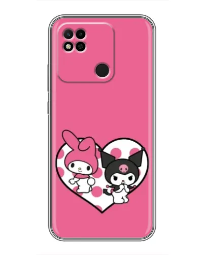 Чехол для Xiaomi Redmi 10A с картинкой «Kuromi и My Melody» Чехол для Xiaomi Redmi 10A с картинкой «Kuromi и My Melody»