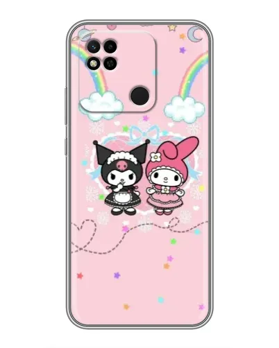 Чехол для Xiaomi Redmi 10A с картинкой «My Melody и Kuromi» Чехол для Xiaomi Redmi 10A с картинкой «My Melody и Kuromi»