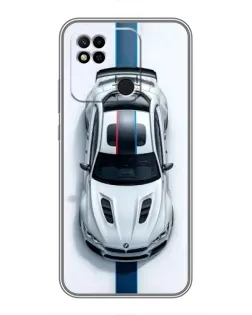 Чехол для Xiaomi Redmi 10A с картинкой «Вид сверху — BMW M»