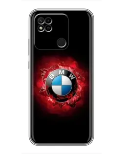 Чехол для Xiaomi Redmi 10A с картинкой «Логотип BMW — вспышка»