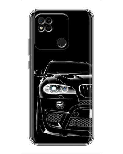 Чехол для Xiaomi Redmi 10A с картинкой «Темный силуэт BMW» Чехол для Xiaomi Redmi 10A с картинкой «Темный силуэт BMW»