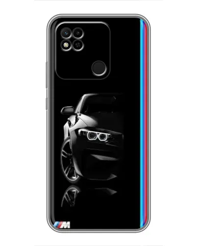 Чехол для Xiaomi Redmi 10A с картинкой «Силуэт BMW в темноте» Чехол для Xiaomi Redmi 10A с картинкой «Силуэт BMW в темноте»