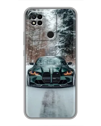 Чехол для Xiaomi Redmi 10A с картинкой «BMW в зимнем лесу» Чехол для Xiaomi Redmi 10A с картинкой «BMW в зимнем лесу»
