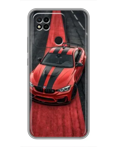 Чехол для Xiaomi Redmi 10A с картинкой «BMW на красной дорожке» Чехол для Xiaomi Redmi 10A с картинкой «BMW на красной дорожке»