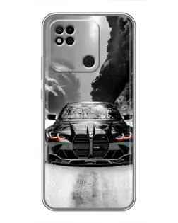 Чехол для Xiaomi Redmi 10A с картинкой «BMW — акварельный дрифт»