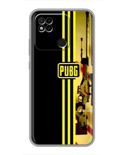 Чехол для Xiaomi Redmi 10A с картинкой «PUBG — камуфляжный шлем»