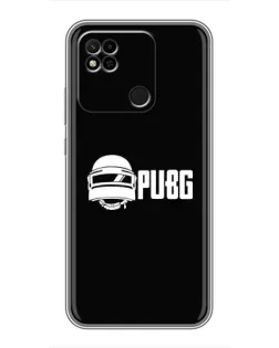 Чехол для Xiaomi Redmi 10A с картинкой «PUBG — классический лого»