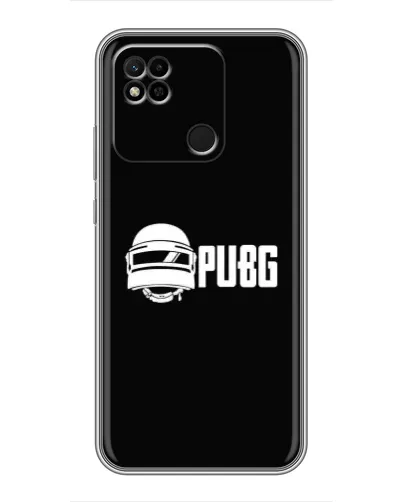 Чехол для Xiaomi Redmi 10A с картинкой «PUBG — классический лого»
