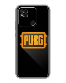 Чехол для Xiaomi Redmi 10A с картинкой «PUBG — рамка лого»