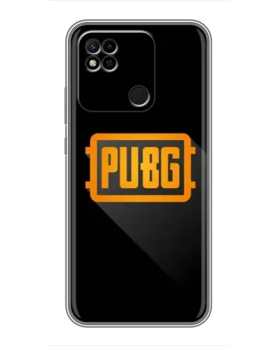 Чехол для Xiaomi Redmi 10A с картинкой «PUBG — рамка лого»