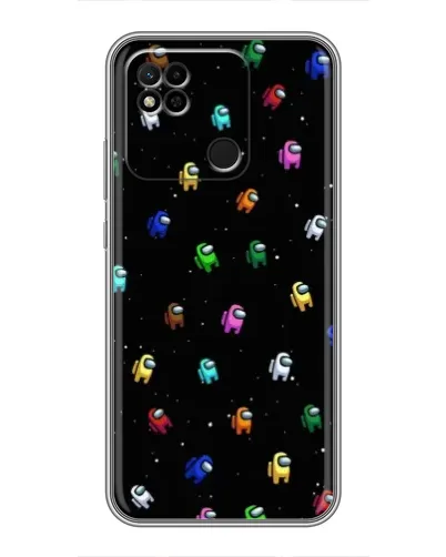 Чехол для Xiaomi Redmi 10A с картинкой «Экипаж Among Us» Чехол для Xiaomi Redmi 10A с картинкой «Экипаж Among Us»