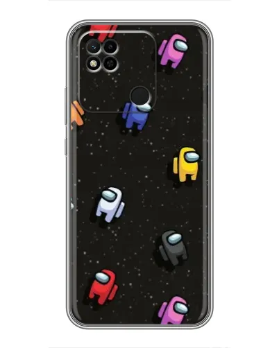 Чехол для Xiaomi Redmi 10A с картинкой «Космический паттерн Among Us» Чехол для Xiaomi Redmi 10A с картинкой «Космический паттерн Among Us»