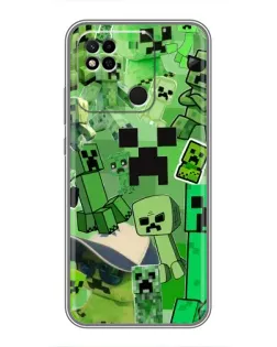 Чохол для Xiaomi Redmi 10A з картинкою «Кріпери Minecraft» Чохол для Xiaomi Redmi 10A з картинкою «Кріпери Minecraft»