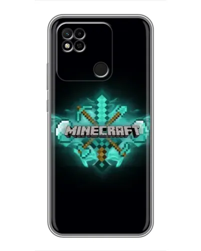 Чохол для Xiaomi Redmi 10A з картинкою «Minecraft Diamond лого» Чохол для Xiaomi Redmi 10A з картинкою «Minecraft Diamond лого»