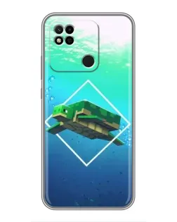 Чохол для Xiaomi Redmi 10A з картинкою «Черепаха Minecraft» Чохол для Xiaomi Redmi 10A з картинкою «Черепаха Minecraft»