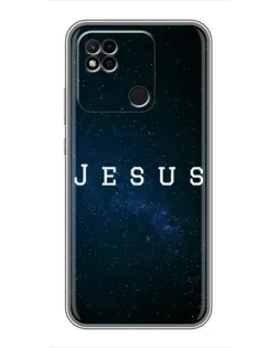 Чехол для Xiaomi Redmi 10A с картинкой «Звездное небо Jesus»