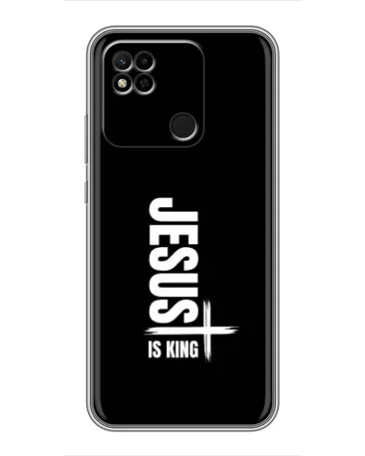 Чехол для Xiaomi Redmi 10A с картинкой «Вертикаль веры Jesus»