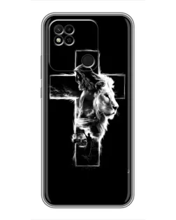 Чохол для Xiaomi Redmi 10A з картинкою «Сяючий хрест Jesus»