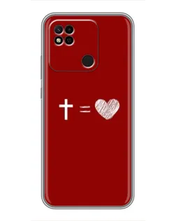 Чохол для Xiaomi Redmi 10A з картинкою «Рівняння любові»