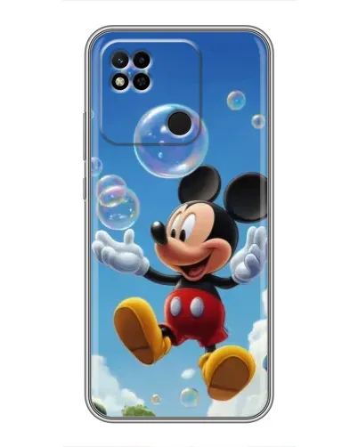 Чехол для Xiaomi Redmi 10A с картинкой «Mickey и мыльные пузыри»