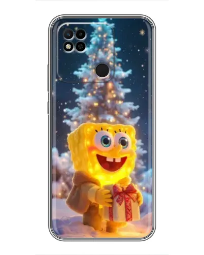 Чехол для Xiaomi Redmi 10A с картинкой «Рождественский Спанч Боб» Чехол для Xiaomi Redmi 10A с картинкой «Рождественский Спанч Боб»