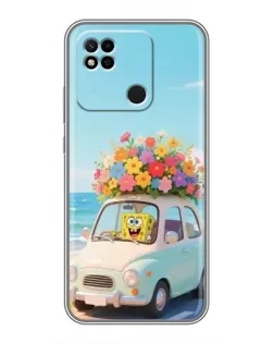 Чехол для Xiaomi Redmi 10A с картинкой «Автомобильное путешествие»