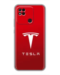 Чехол для Xiaomi Redmi 10A с картинкой «Tesla Red Classic»
