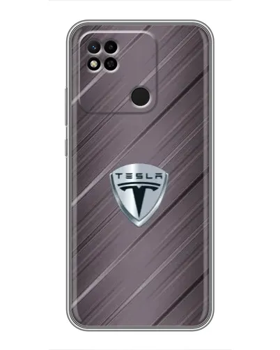 Чехол для Xiaomi Redmi 10A с картинкой «Металлическая текстура Tesla» Чехол для Xiaomi Redmi 10A с картинкой «Металлическая текстура Tesla»