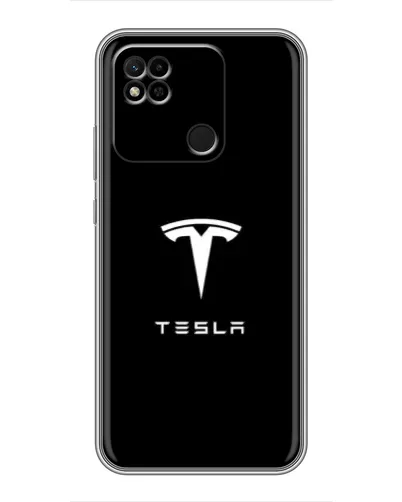 Чехол для Xiaomi Redmi 10A с картинкой «Tesla White Logo» Чехол для Xiaomi Redmi 10A с картинкой «Tesla White Logo»