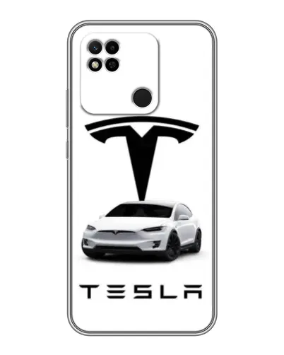 Чехол для Xiaomi Redmi 10A с картинкой «Tesla White Style» Чехол для Xiaomi Redmi 10A с картинкой «Tesla White Style»
