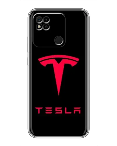 Чехол для Xiaomi Redmi 10A с картинкой «Tesla Red Logo» Чехол для Xiaomi Redmi 10A с картинкой «Tesla Red Logo»