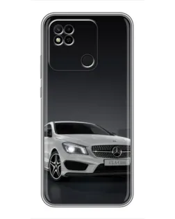Чехол для Xiaomi Redmi 10A с картинкой «Mercedes AMG GT Silver»
