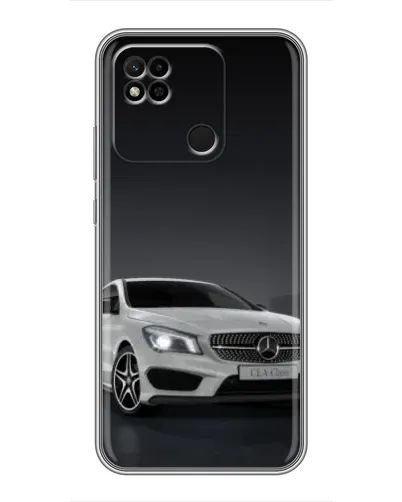 Чехол для Xiaomi Redmi 10A с картинкой «Mercedes AMG GT Silver»