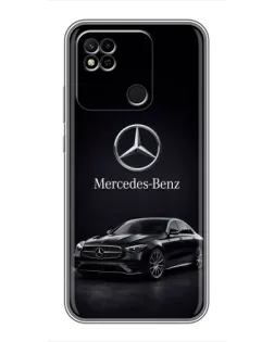 Чехол для Xiaomi Redmi 10A с картинкой «Mercedes — решетка радиатора»