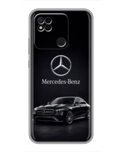 Чехол для Xiaomi Redmi 10A с картинкой «Mercedes — решетка радиатора»