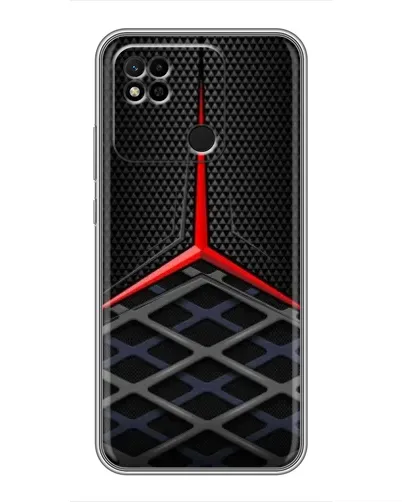 Чехол для Xiaomi Redmi 10A с картинкой «Mercedes Carbon Grid»