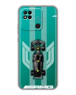 Чехол для Xiaomi Redmi 10A с картинкой «Mercedes AMG Petronas»