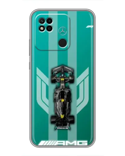 Чехол для Xiaomi Redmi 10A с картинкой «Mercedes AMG Petronas»