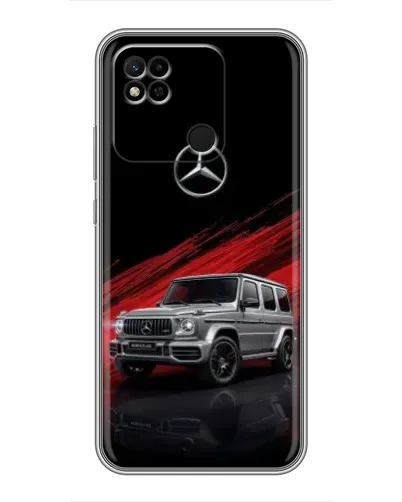 Чехол для Xiaomi Redmi 10A с картинкой «Mercedes G-Class красный»