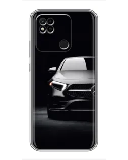 Чехол для Xiaomi Redmi 10A с картинкой «Свет фар Mercedes»