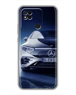 Чехол для Xiaomi Redmi 10A с картинкой «Mercedes EQ — будущее»