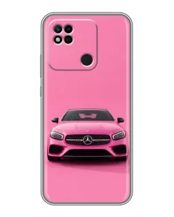 Чехол для Xiaomi Redmi 10A с картинкой «Розовый Mercedes AMG» Чехол для Xiaomi Redmi 10A с картинкой «Розовый Mercedes AMG»