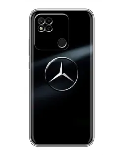 Чехол для Xiaomi Redmi 10A с картинкой «Mercedes на металле» Чехол для Xiaomi Redmi 10A с картинкой «Mercedes на металле»