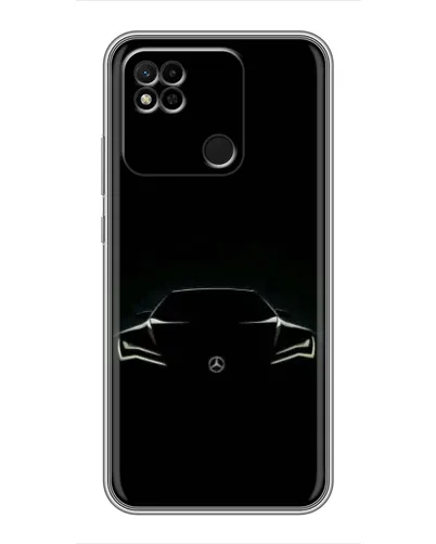 Чехол для Xiaomi Redmi 10A с картинкой «Mercedes — силуэт авто» Чехол для Xiaomi Redmi 10A с картинкой «Mercedes — силуэт авто»