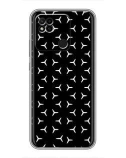 Чехол для Xiaomi Redmi 10A с картинкой «Mercedes паттерн звезд» Чехол для Xiaomi Redmi 10A с картинкой «Mercedes паттерн звезд»