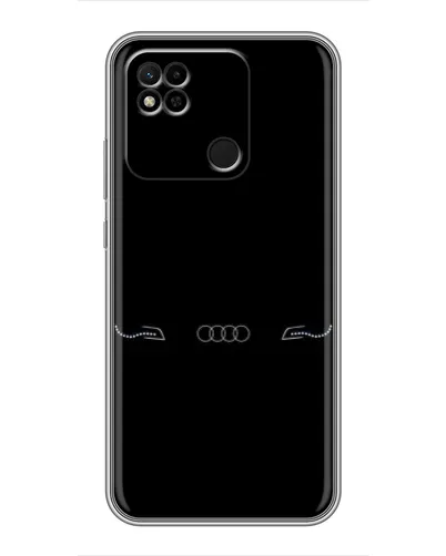 Чехол для Xiaomi Redmi 10A с картинкой «Audi — световой подпись»