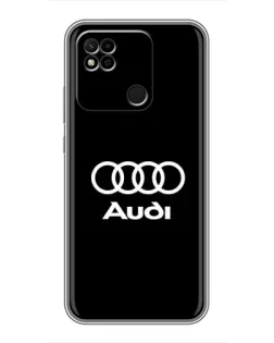 Чехол для Xiaomi Redmi 10A с картинкой «Классическое лого Audi»