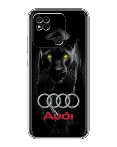 Чехол для Xiaomi Redmi 10A с картинкой «Пантера и Audi»