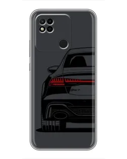 Чехол для Xiaomi Redmi 10A с картинкой «Задняя часть Audi — арт»