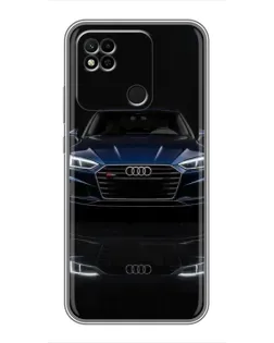 Чехол для Xiaomi Redmi 10A с картинкой «Audi — ночное отражение»
